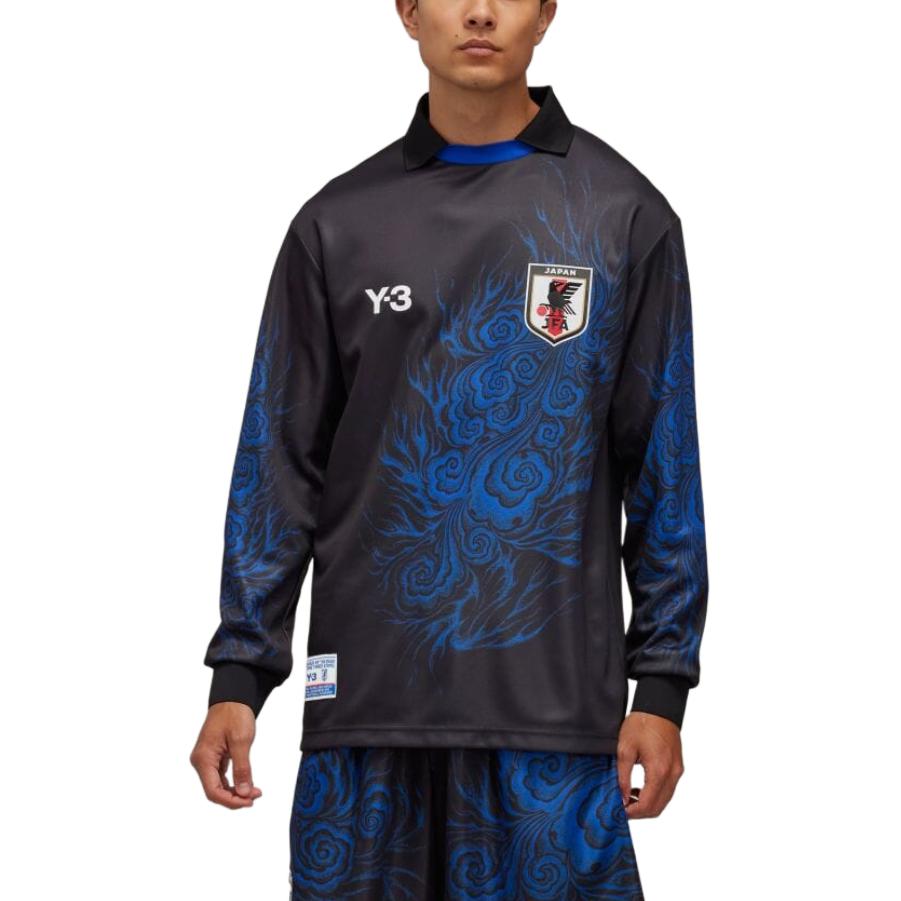 Purchase Y-3 x JFA SS24 Unisex Baju Lengan Panjang Biru - Bergaya & Selesa JC7571