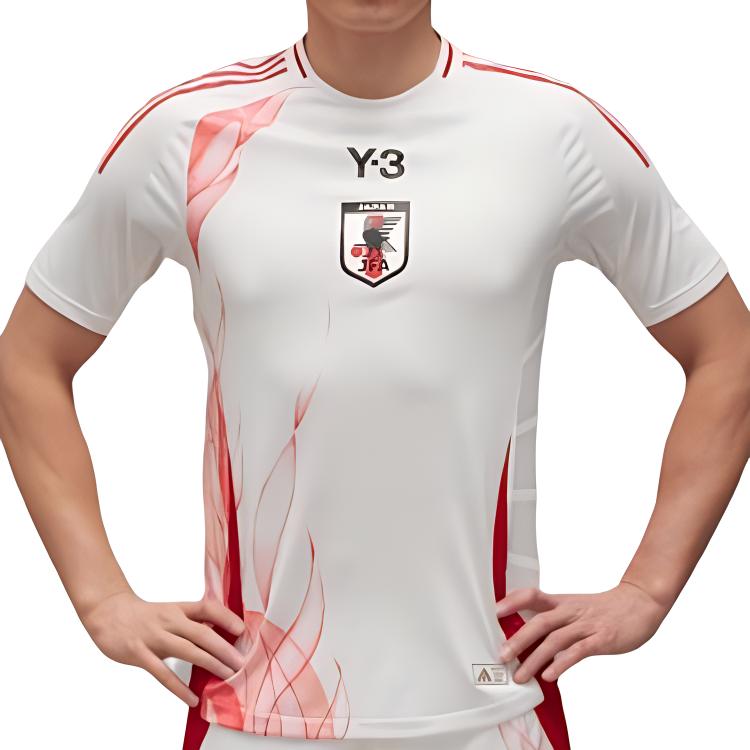 Y-3 x JFA Tie-Dye Breathable Short-Sleeve Soccer Jersey White . IU0960