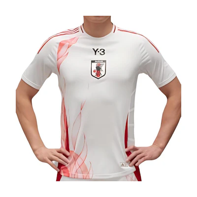 Y-3 JFA Tie-Dye Breathable Short-Sleeve Soccer Jersey White . IU0960