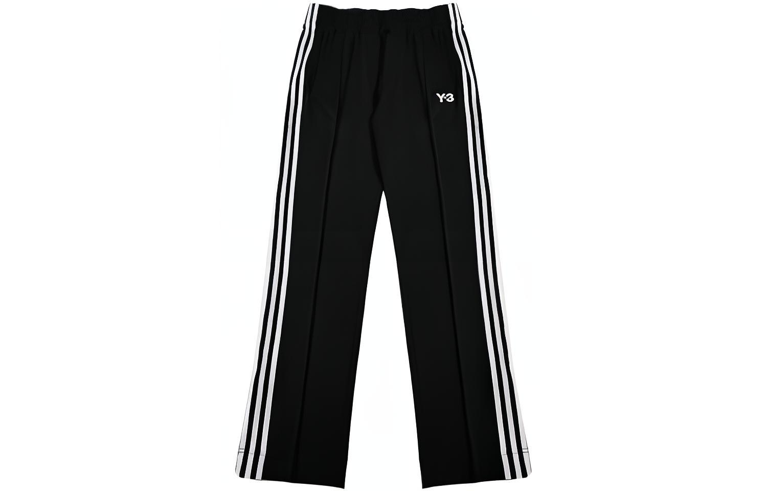 Y-3 x PALACE Collaboration Stripe Logo High-Waisted Straight Pants Unisex Casual. HN9887