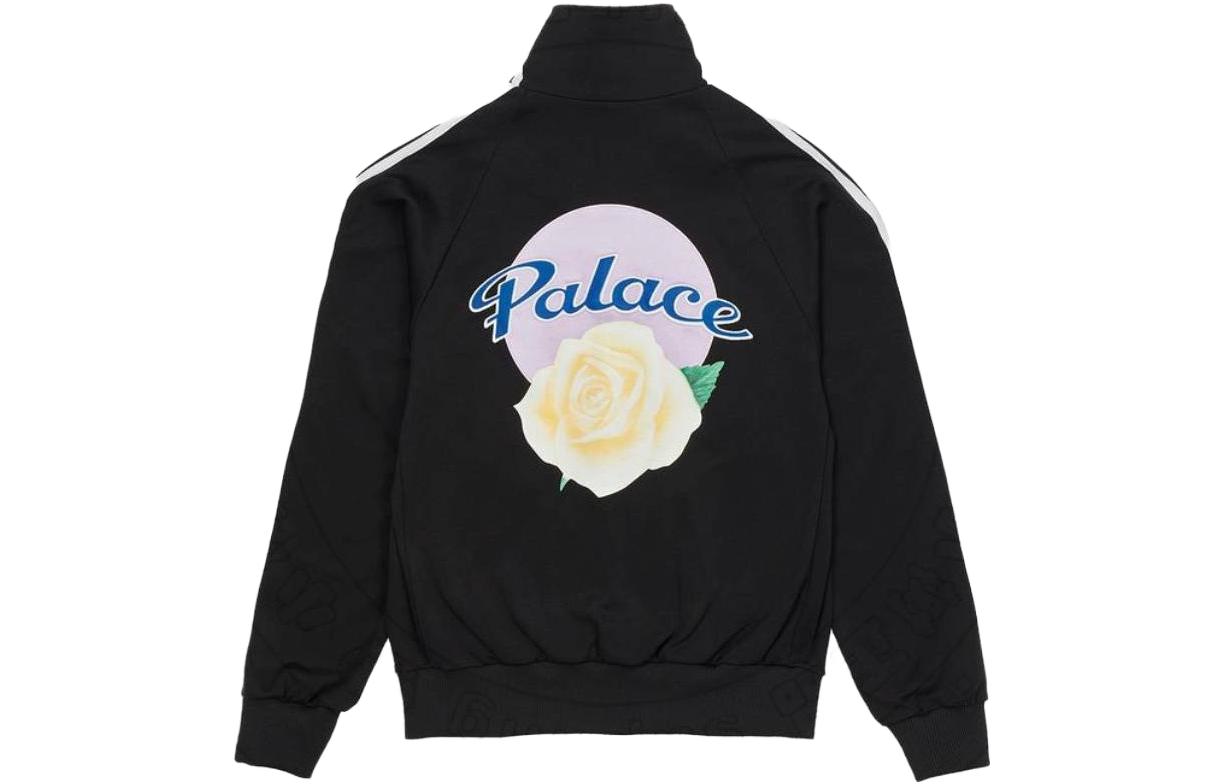Lookbook Y-3 x PALACE FW22 黑色高领LOGO夹克 男女同款春秋外套 HN9885
