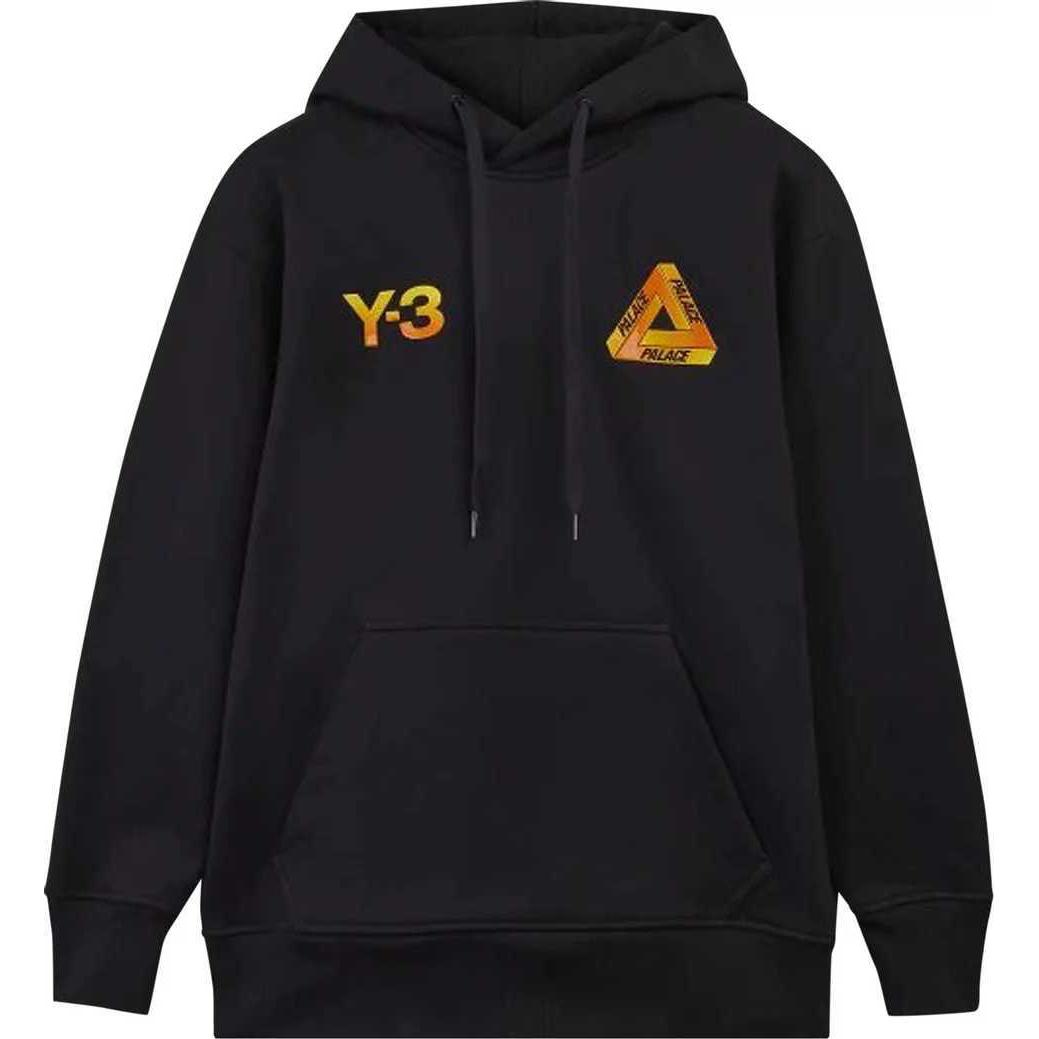 Y-3 x Palace Logo Print Hoodie Unisex Collab Pullover Casual Sweatshirt. HN9875