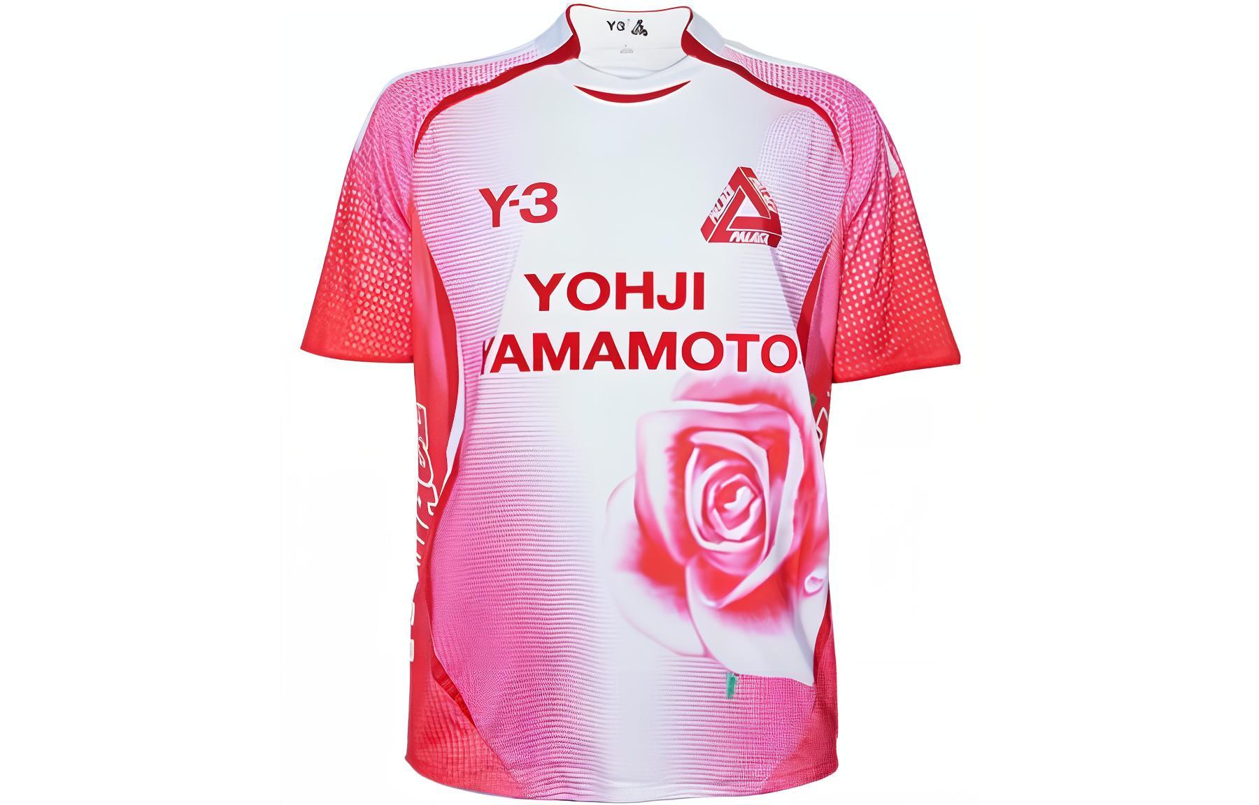 Y-3 x PALACE Pink Logo Graphic Tee  Spring/Summer Collaboration. HN9879