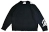 Buy Y-3 x PALACE 男女黑色拼接針織套頭毛衣。 HN9883