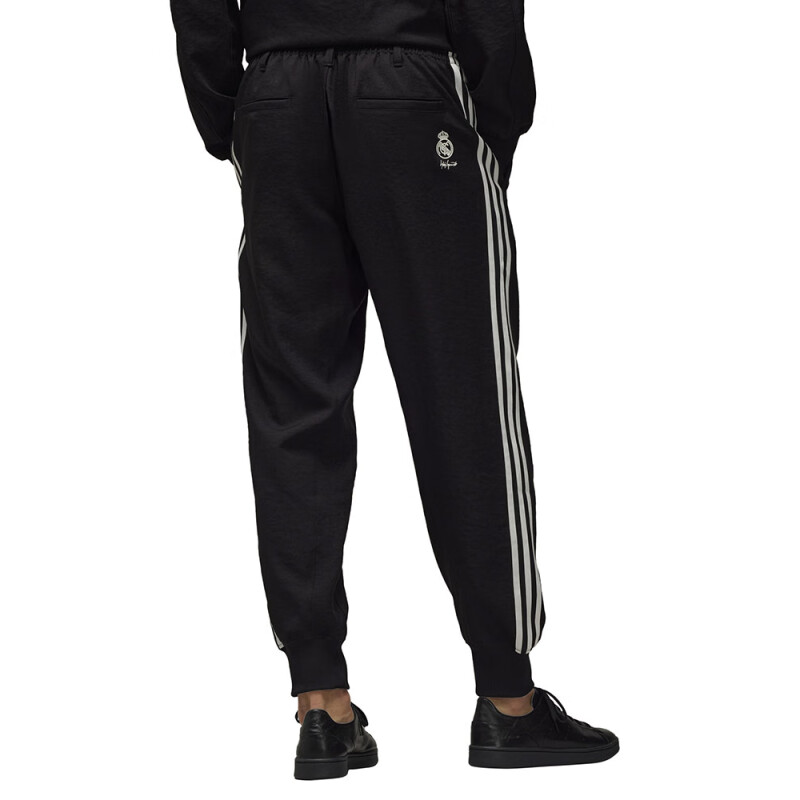 Shop Pantalones Jogger Negros con Rayas Y-3 x Real Madrid para Hombre. IT3715
