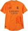 Order Y-3 x Real Madrid Logo Print Orange Short Sleeve Soccer Jersey for Men. IU0037