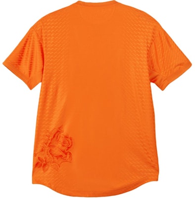 Y-3 x Real Madrid Logo Print Orange Short Sleeve Soccer Jersey for Men. IU0037 Lookbook Y-3 x Real Madrid Logo Print Orange Short Sleeve Soccer Jersey for Men. IU0037
