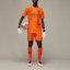 Shop Y-3 x Real Madrid Logo Print Orange Short Sleeve Soccer Jersey for Men. IU0037