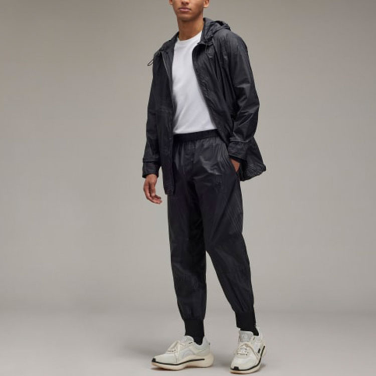 Y-3 Real Madrid SS22 Black Logo Print Striped Jogger Pants Unisex HI0924 圖 3