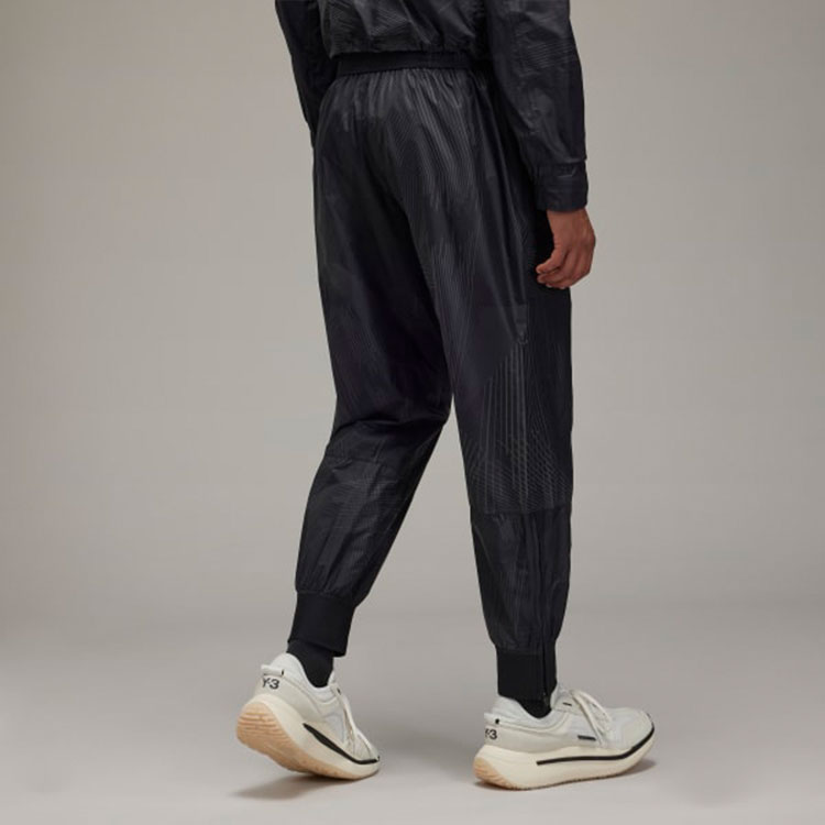 Y-3 Real Madrid SS22 Black Logo Print Striped Jogger Pants Unisex HI0924 圖 5