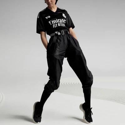 Y-3 x Real Madrid SS22 Black Logo Print Striped Jogger Pants Unisex HI0924 Sizing Y-3 x Real Madrid SS22 Black Logo Print Striped Jogger Pants Unisex HI0924