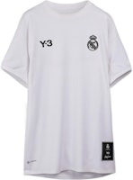Y-3 x Real Madrid SS22 Logo Print Crewneck T-Shirt White Tee. HI0925 Y-3 x Real Madrid SS22 Logo Print Crewneck T-Shirt White Tee. HI0925