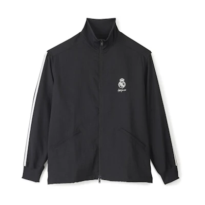 Y-3 Real Madrid Striped Stand Collar Track Jacket Black (). IT3717