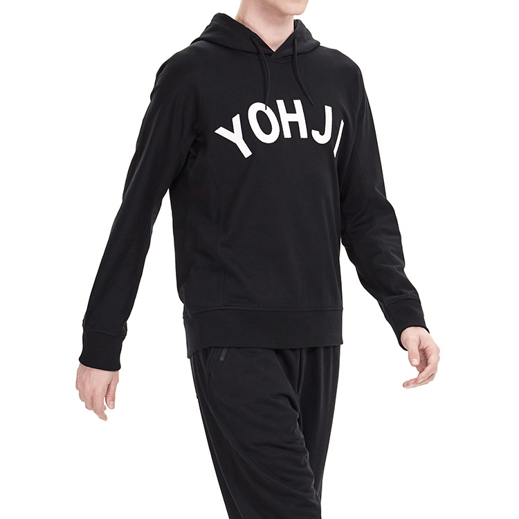 Details for Y-3 Yohji Logo Black Hoodie FJ0440