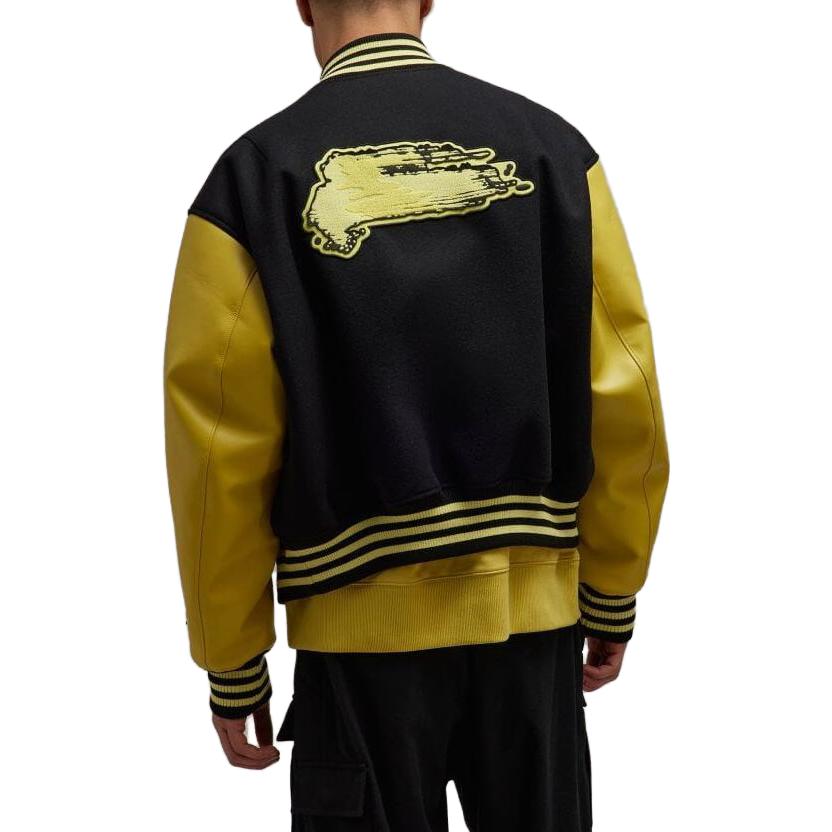 Purchase Y-3 Zip-Up Stand Collar Jacket Black Yellow Unisex Long Sleeve. IQ2132