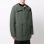 Shop Y-3 Zip Pocket Solid Color Hooded Parka Coat Green for Men. HB3400