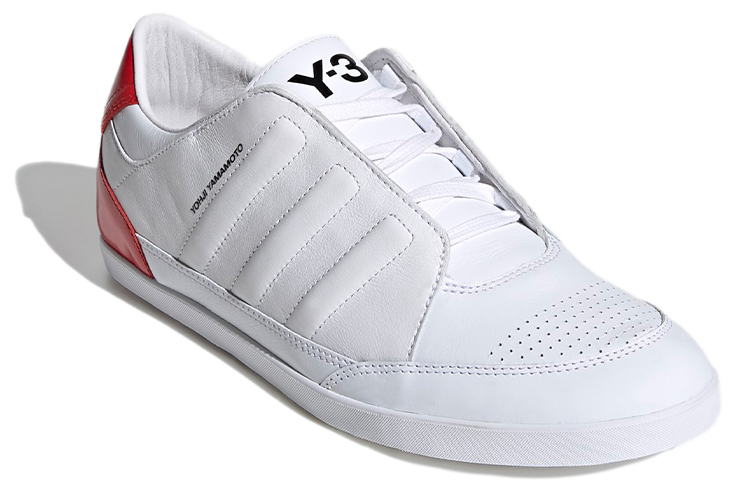 Y-3 adidas Honja Low White/Red 圖 3