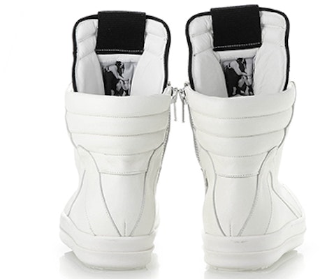 Y-3 adidas Rick Owens 'White Side-Zip High-Top' RU16S3894LP0 Shop Y-3 adidas Rick Owens 'White Side-Zip High-Top' RU16S3894LP0