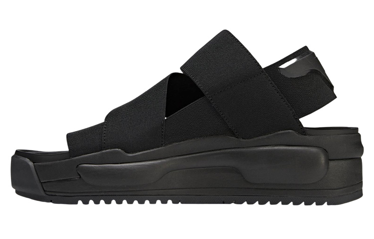 Order Y-3ライバルリー サンダル 黒メッシュ (Y-3 Riibaru-rii Sandaru Kuro Messhu) FZ6401