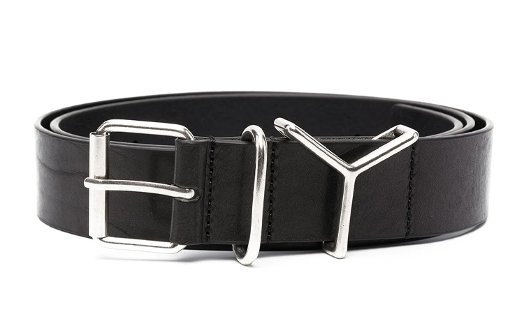 Y/Project Classic Black Y Buckle Belt Black ypbelt001