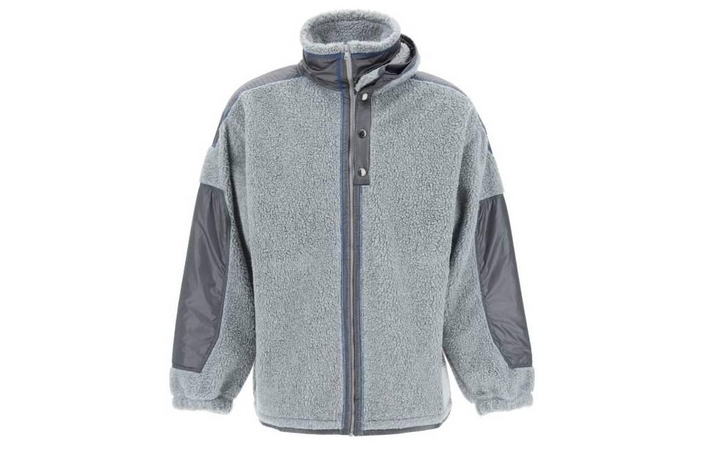 Y/Project Colorblock Fleece Zip Jacket Gray JACK87-S23-GREY