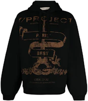 Y/Project FW23 Letter Print Drawstring Hoodie Unisex Black SWEAT56S25-BLACK Y/Project FW23 Letter Print Drawstring Hoodie Unisex Black SWEAT56S25-BLACK