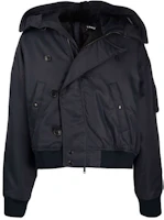 Y/Project Oversized Hoodie Jacket with Back Zipper in Dark Navy JACK80S21F328NAVY Y/Project Oversized Hoodie Jacket with Back Zipper in Dark Navy JACK80S21F328NAVY