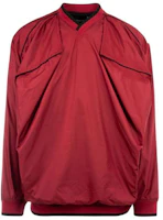 Y/Project Oversized Red Pullover Sweatshirt with Piping Detail Unisex SWEAT34S17F39BORDEAUX Y/Project Oversized Red Pullover Sweatshirt with Piping Detail Unisex SWEAT34S17F39BORDEAUX