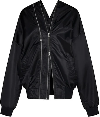 Y/Project 宽松版V领拉链夹克 黑色 JACK107S25F448-BLACK Buy Y/Project 宽松版V领拉链夹克 黑色 JACK107S25F448-BLACK