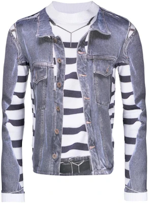 Y/Project x JPG Trompe L''oeil Y Belt Sweatshirt Oversized Unisex Putih SWEAT3-NAVY Buy Y/Project x JPG Trompe L''oeil Y Belt Sweatshirt Oversized Unisex Putih SWEAT3-NAVY