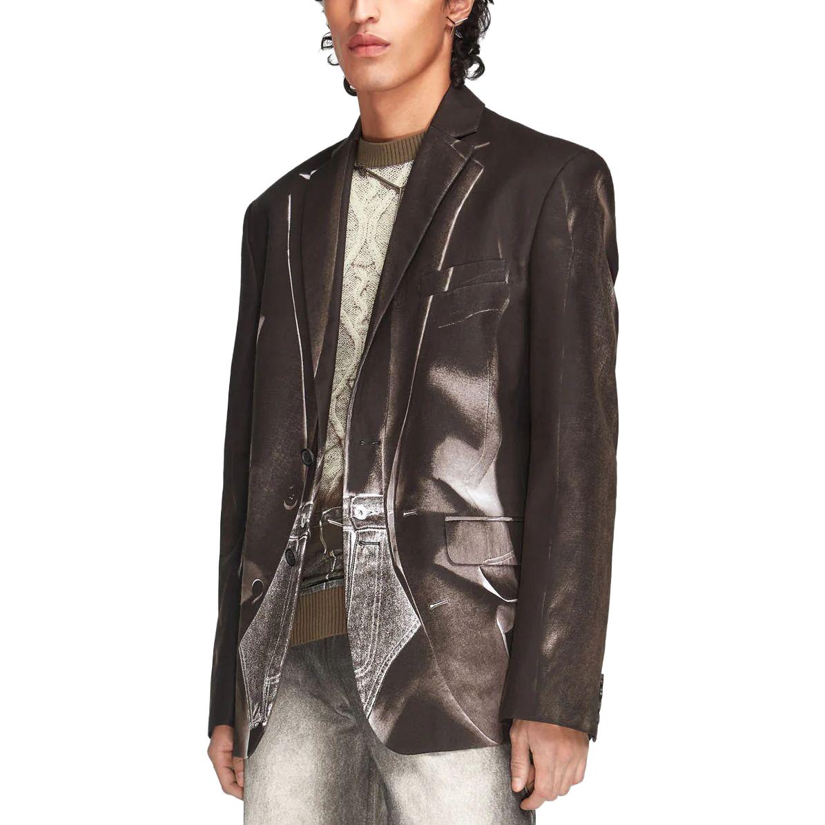 Shop Y/Project x JPG Unisex Blazer Panjang Hitam Kolaborasi Cetakan. Blaz2_black