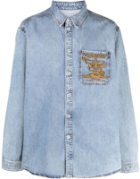 Y/Project Y Project Embroidered Logo Pointed Collar Long Sleeve Shirt () SHIRT69D52HBLUE Y/Project Y Project Embroidered Logo Pointed Collar Long Sleeve Shirt () SHIRT69D52HBLUE