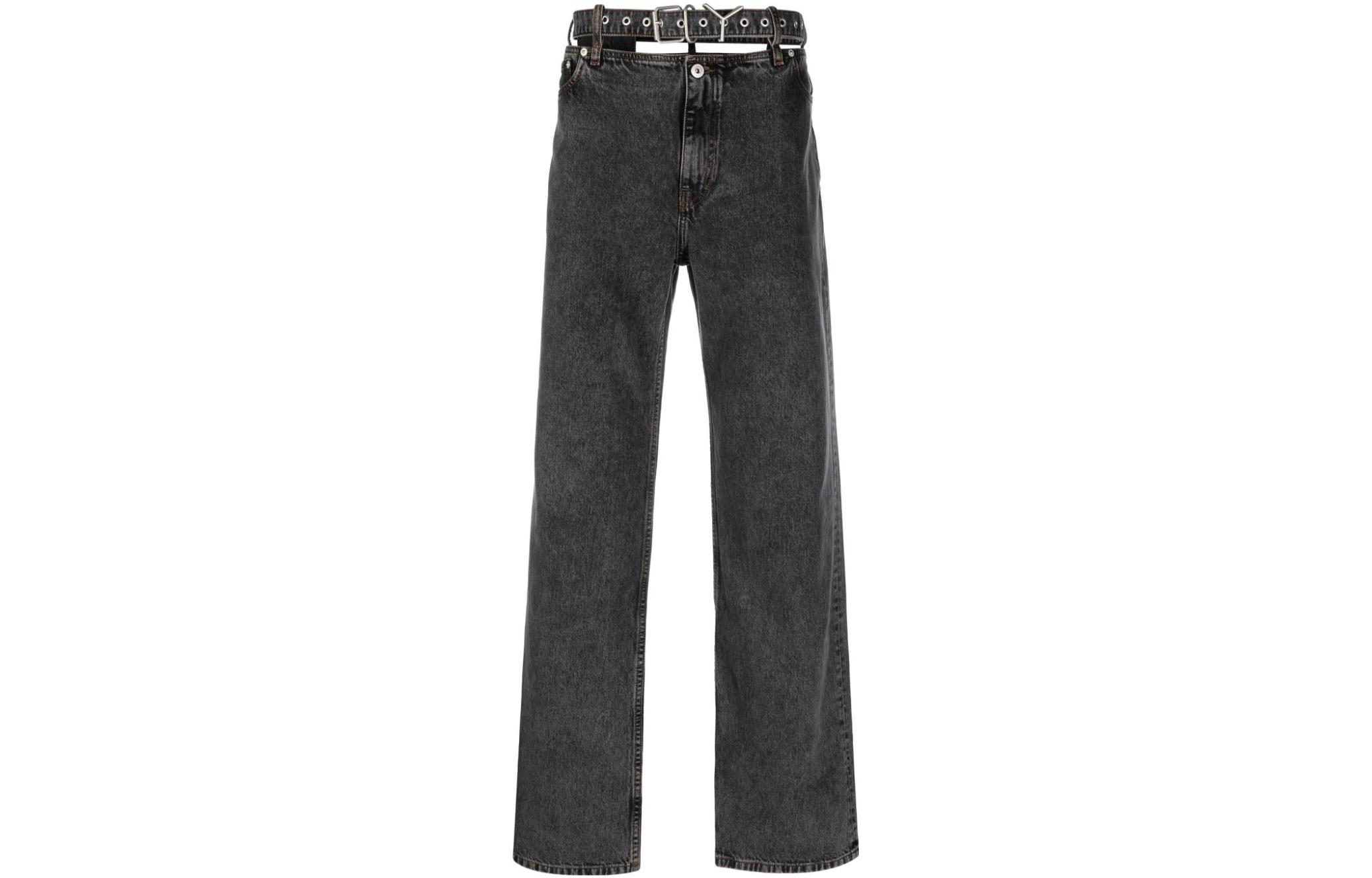 Y/Project YProject  Loose Fit Straight Black Denim Jeans JEAN40S25VINTAGEBLACK