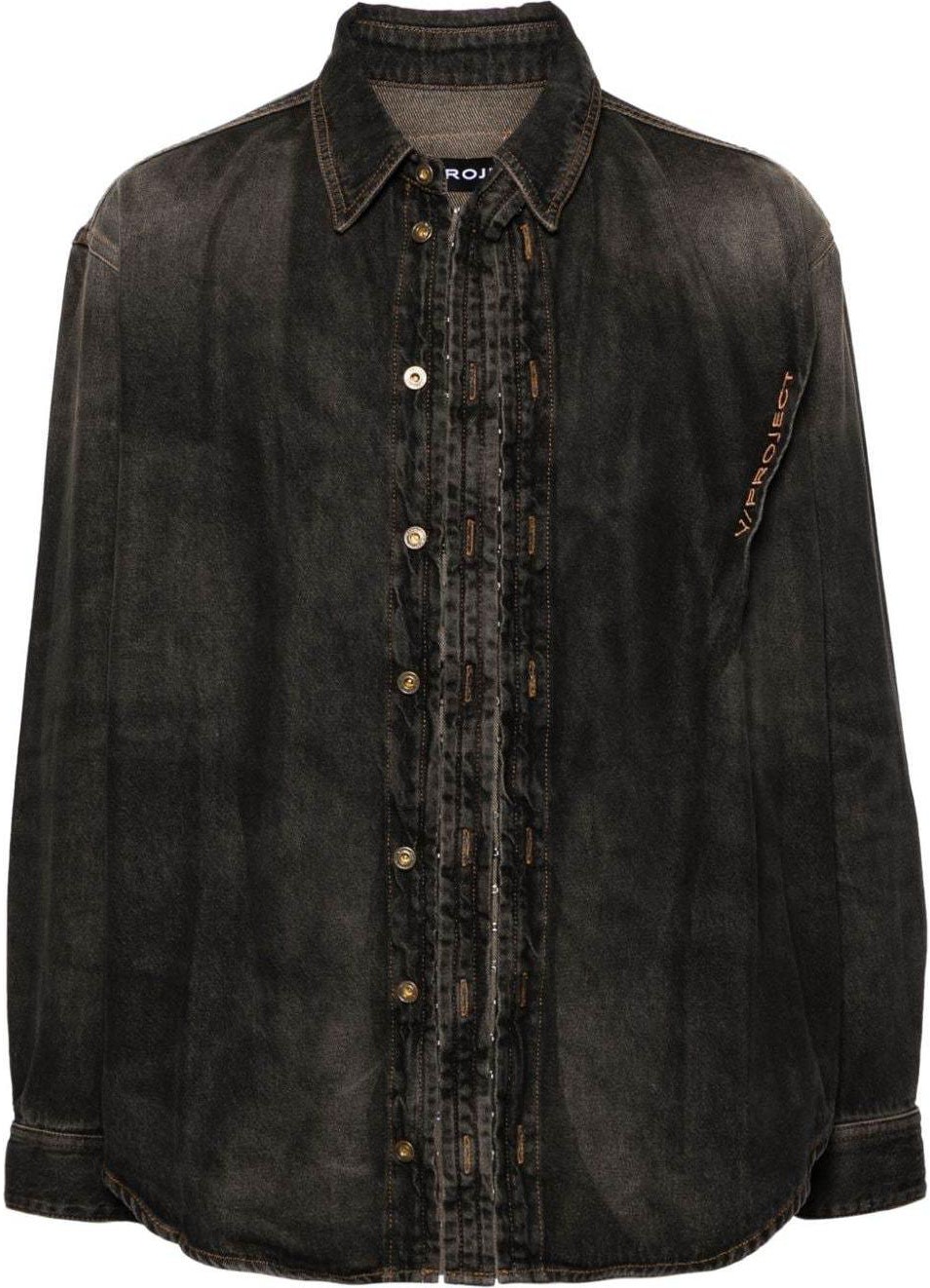 y-project-yp-roject-asymmetric-logo-patch-denim-long-sleeve-shirt-unisex-black-207-si-004-black