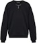 Buy Y/Project FW24 Baju Sweatshirt Hitam V-Leher Logo Oversized. 204SH004J148-BLACK
