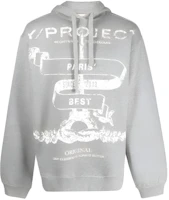 Y/Project YProject Graphic Letter Print Hoodie Unisex Gray SWEAT56S25 Y/Project YProject Graphic Letter Print Hoodie Unisex Gray SWEAT56S25