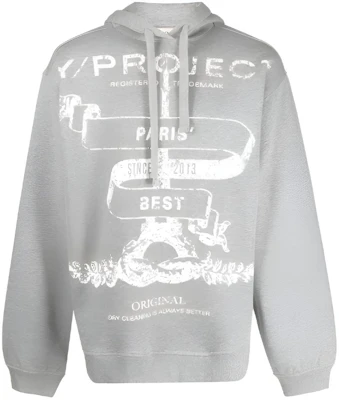 Y/Project YProject Hoodie Abu-abu Unisex dengan Cetak Huruf Grafik SWEAT56S25 Buy Y/Project YProject Hoodie Abu-abu Unisex dengan Cetak Huruf Grafik SWEAT56S25