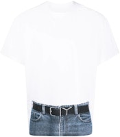 Y/Project YProject Illusion Graphic Crew Neck Short Sleeve T-Shirt Men YPJPGTS6S24-WHITE Y/Project YProject Illusion Graphic Crew Neck Short Sleeve T-Shirt Men YPJPGTS6S24-WHITE