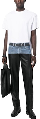 Y/Project YProject Illusion Grafik Krew Leher Lengan Pendek T-Shirt Lelaki YPJPGTS6S24-WHITE Lookbook Y/Project YProject Illusion Grafik Krew Leher Lengan Pendek T-Shirt Lelaki YPJPGTS6S24-WHITE