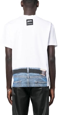 Y/Project YProject Illusion Grafik Krew Leher Lengan Pendek T-Shirt Lelaki YPJPGTS6S24-WHITE Shop Y/Project YProject Illusion Grafik Krew Leher Lengan Pendek T-Shirt Lelaki YPJPGTS6S24-WHITE