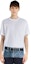 Sizing Y/Project YProject Illusion Grafik Krew Leher Lengan Pendek T-Shirt Lelaki YPJPGTS6S24-WHITE