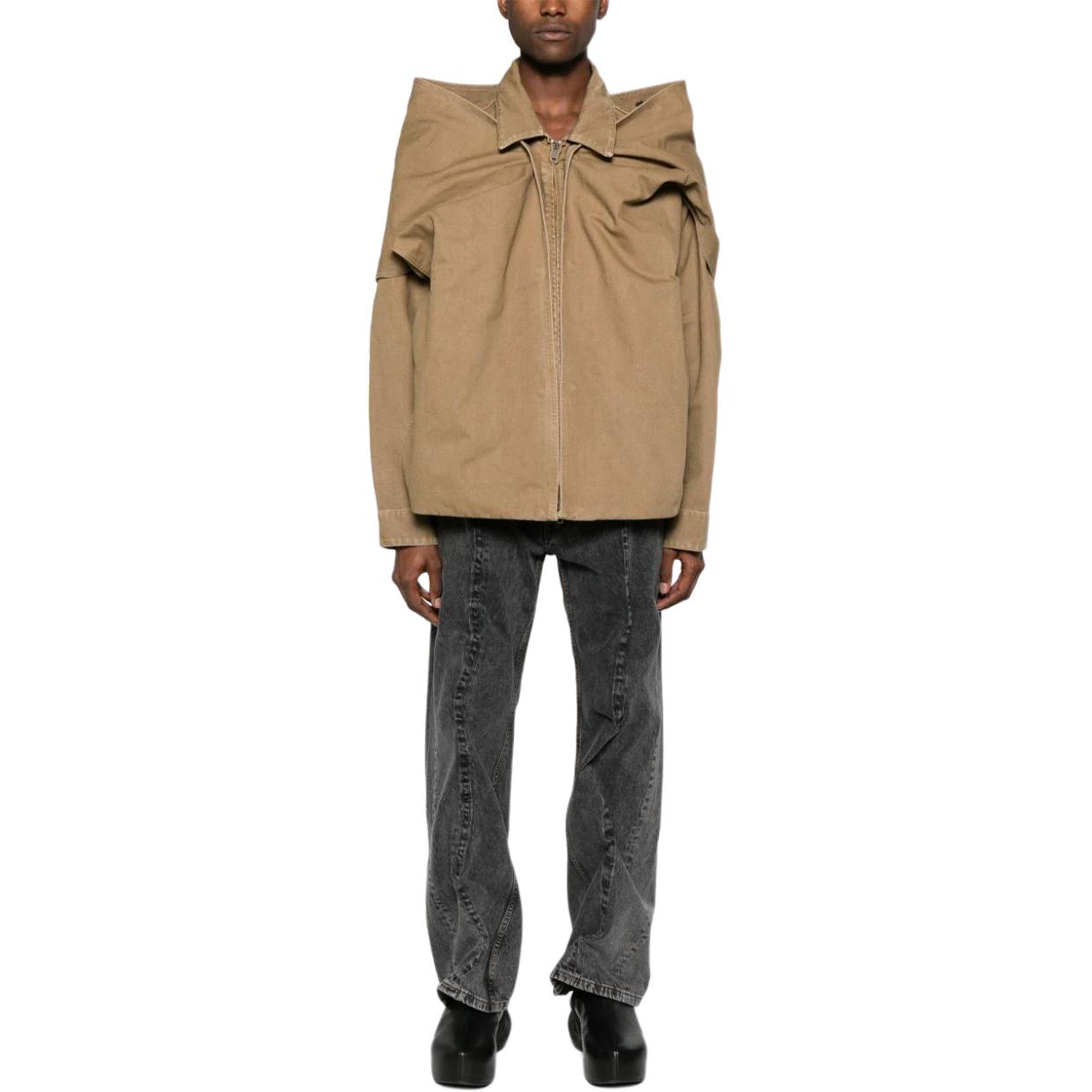 Lookbook Y/Project YProject SS24 Celana Jeans Hitam Straight-Leg Mid-Rise. 207PA008-BLACK