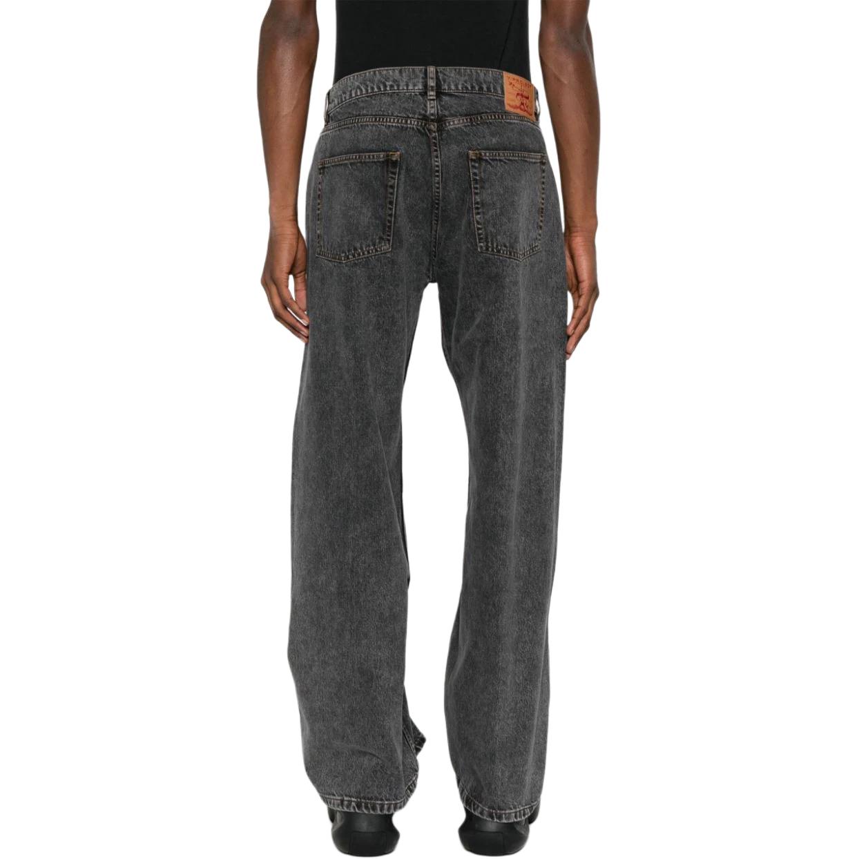 Purchase Y/Project YProject SS24 Celana Jeans Hitam Straight-Leg Mid-Rise. 207PA008-BLACK