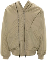 Y/Project YProject SS24 Asymmetric Bomber Jacket Unisex Deep Beige 203JA002-GREEN Y/Project YProject SS24 Asymmetric Bomber Jacket Unisex Deep Beige 203JA002-GREEN