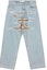 Buy Y/Project SS24 Jeans Wide-Leg Logo Ice Blue Unisex Fit Selesa 207PA005-BLUE