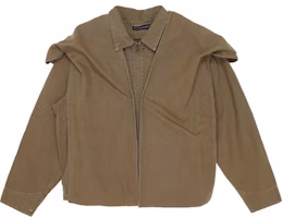 Y/Project YProject SS24 Khaki Unisex Casual Long-Sleeve Utility Hoodie Jacket 203JA003F513 Y/Project YProject SS24 Khaki Unisex Casual Long-Sleeve Utility Hoodie Jacket 203JA003F513