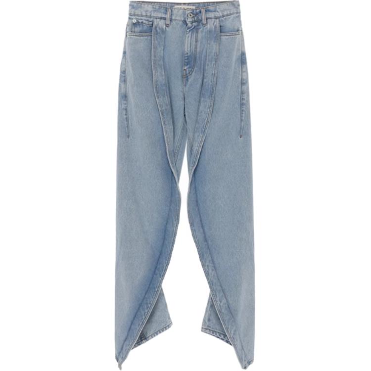 Y/Project YProject SS24 Light Blue Straight-Leg Twisted Jeans Unisex. 207PA004D22