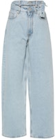 Y/Project YProject SS24 Unisex High-Waisted Wide-Leg 5-Pocket Jeans Ice Blue 207PA007-BLUE Y/Project YProject SS24 Unisex High-Waisted Wide-Leg 5-Pocket Jeans Ice Blue 207PA007-BLUE