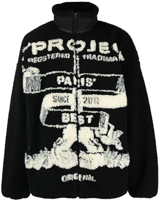 Y/Project YProject 男女同款休闲高领拉链夹克 黑色 JACK103S25-BLACKOFFWHITE Buy Y/Project YProject 男女同款休闲高领拉链夹克 黑色 JACK103S25-BLACKOFFWHITE