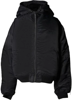 Y/Project YProject 男女同款纯色拉链连帽外套 黑色 203JA004-BLAC Buy Y/Project YProject 男女同款纯色拉链连帽外套 黑色 203JA004-BLAC